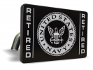 U.S. Navy Retired - Tow Hitch Cover