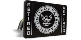 U.S. Navy Retired - Tow Hitch Cover