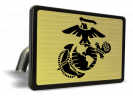 USMC - Marine Corps EGA - Tow Hitch Cover (g/b)