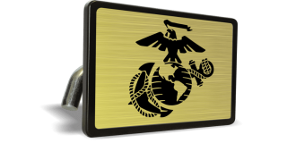 USMC - U.S. Marine Corps - Tow Hitch Cover (g/b)