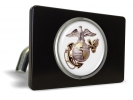 USMC - Marine Corps EGA - Tow Hitch Cover with Chrome Emblem