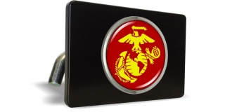 USMC - Marine Corps EGA - Tow Hitch Cover with Chrome Emblem (r)