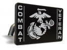 USMC - Combat Veteran EGA - Tow Hitch Cover