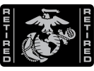 USMC - Retired Marine Corps EGA - Tow Hitch Cover