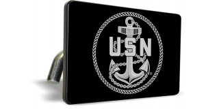 U.S. Navy Chief Fouled Anchor, USN - Tow Hitch Cover