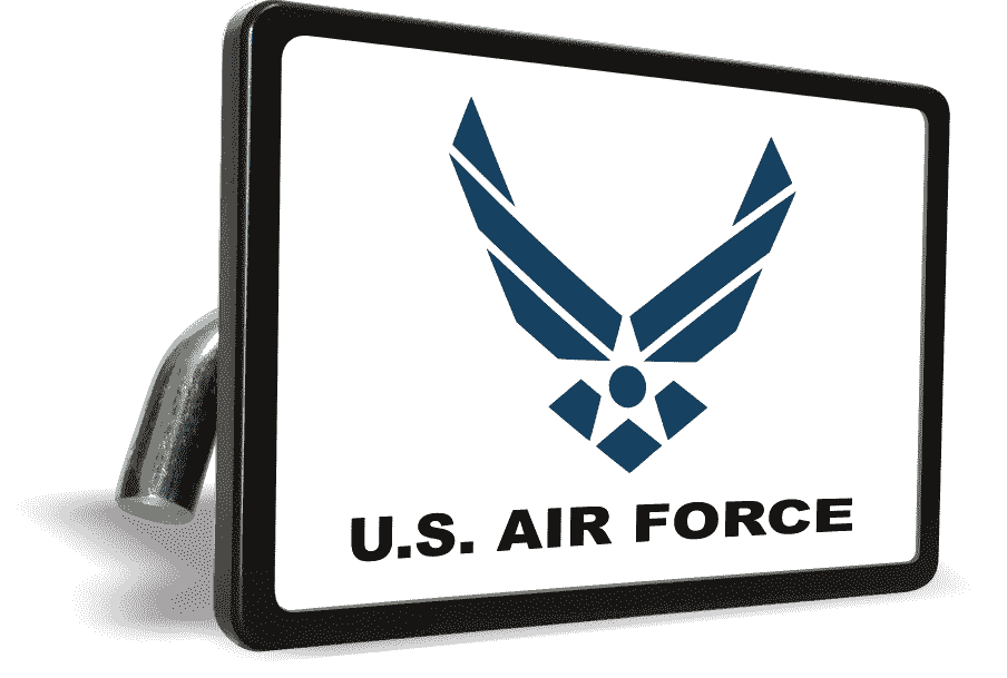 US Air Force Symbol Logo Trailer Hitch Cover 