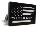 American U.S. Flag - Veteran - Tow Hitch Cover