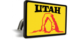 Utah State, Delicate Arch (Color) - Tow Hitch Cover