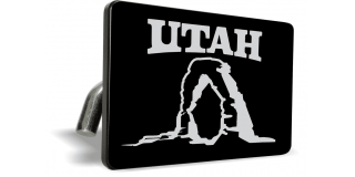 Utah State, Delicate Arch - Tow Hitch Cover