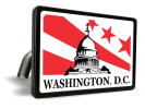 Washington, D.C. (Color) - Tow Hitch Cover