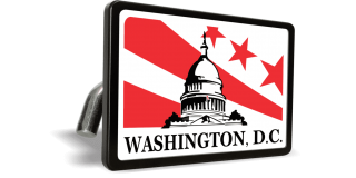 Washington, D.C. (Color) - Tow Hitch Cover