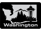 Washington State - Tow Hitch Cover