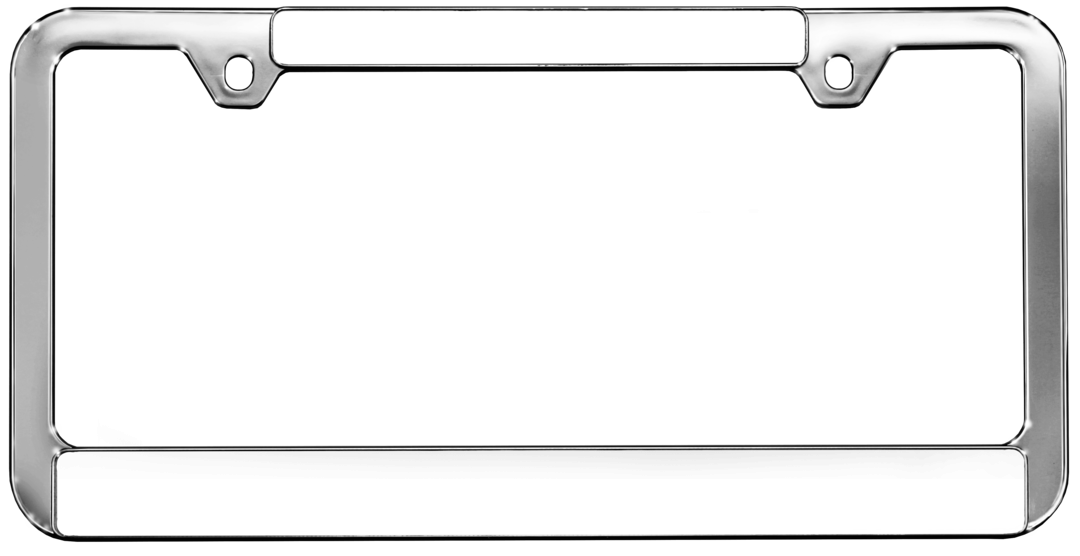 Narrow Top Car Plastic License Plate Frames Narrow Top Car Plastic License Plate Frames