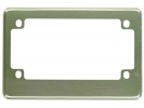 Motorcycle Anodized Aluminum License Plate Frames