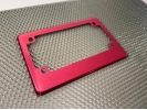 Motorcycle Anodized Aluminum License Plate Frames