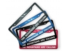 The Mountains Are Calling - Aluminum Car License Plate Frames