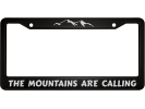 The Mountains Are Calling - Aluminum Car License Plate Frames