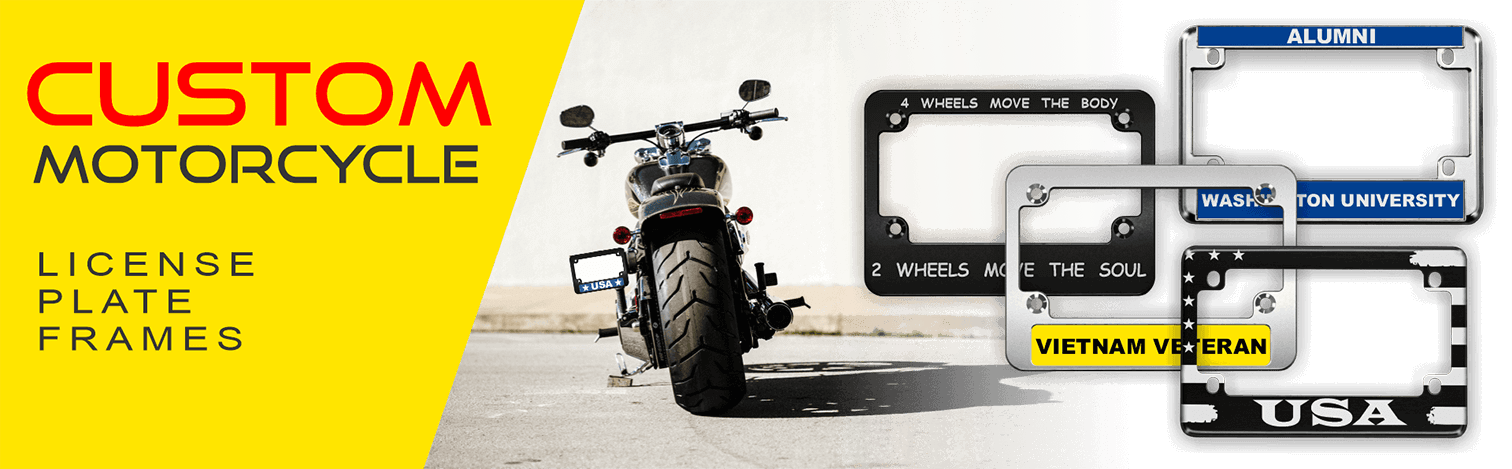 motorcycle licence plate frame