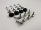 Screw Covers Metal - Black (NOT for BILLET frames)