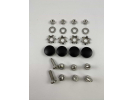 Screw Covers Metal - Black (NOT for BILLET frames)