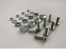 Screw Covers Metal - Chrome (NOT for BILLET frames)