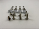 Screw Covers Metal - Chrome (NOT for BILLET frames)