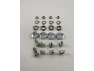 Screw Covers Metal - Chrome (NOT for BILLET frames)