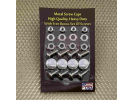 Screw Covers Metal - Chrome (NOT for BILLET frames)