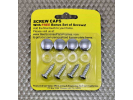 Screw Covers Plastic - Chrome (NOT for BILLET frames)