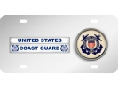 U.S. Coast Guard - Stainless Steel Car License Plate