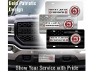 Firefighter - Stainless Steel Car License Plate
