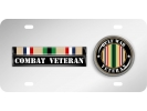 Gulf Combat Veteran - Stainless Steel Car License Plate