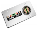 Gulf Combat Veteran - Stainless Steel Car License Plate