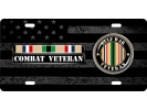Gulf Combat Veteran - Stainless Steel Car License Plate