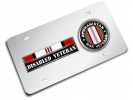 Afghanistan Disabled Veteran - Stainless Steel Car License Plate