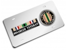 Gulf Disabled Veteran - Stainless Steel Car License Plate