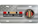 Iraq Disabled Veteran - Stainless Steel Car License Plate