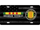 Vietnam Disabled Veteran - Stainless Steel Car License Plate