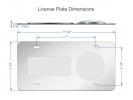 Desert Storm Gulf Combat Veteran - Stainless Steel Car License Plate