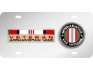 Afghanistan Veteran - Stainless Steel Car License Plate