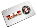 Afghanistan Veteran - Stainless Steel Car License Plate