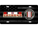 Afghanistan Veteran - Stainless Steel Car License Plate