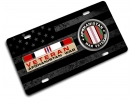 Afghanistan Veteran - Stainless Steel Car License Plate