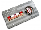 Afghanistan Veteran - Stainless Steel Car License Plate