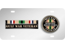 Desert Storm Gulf Veteran - Stainless Steel Car License Plate