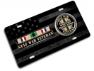 Desert Storm Gulf Veteran - Stainless Steel Car License Plate