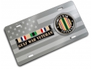 Gulf Veteran - Stainless Steel Car License Plate
