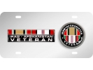 Iraq - Afghanistan Veteran - Stainless Steel Car License Plate