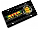Vietnam Veteran - Stainless Steel Car License Plate