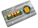 Vietnam Veteran - Stainless Steel Car License Plate